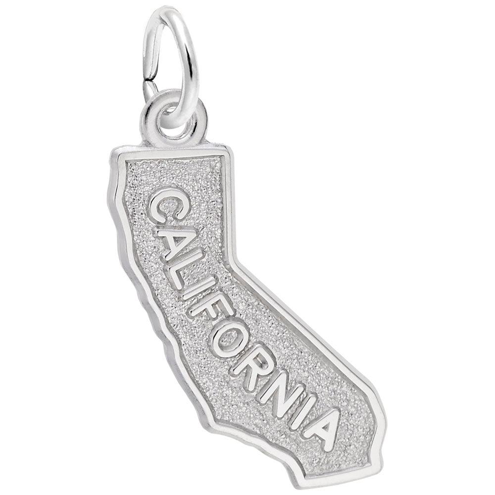 California Map Charm - Travel Souvenir Jewelry for Adventurers 3294