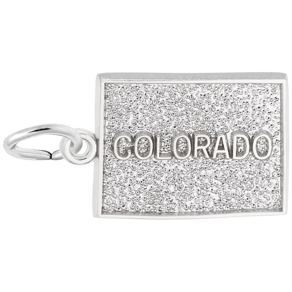 Colorado Map Charm - Travel Souvenir Jewelry for Adventure Lovers 3295