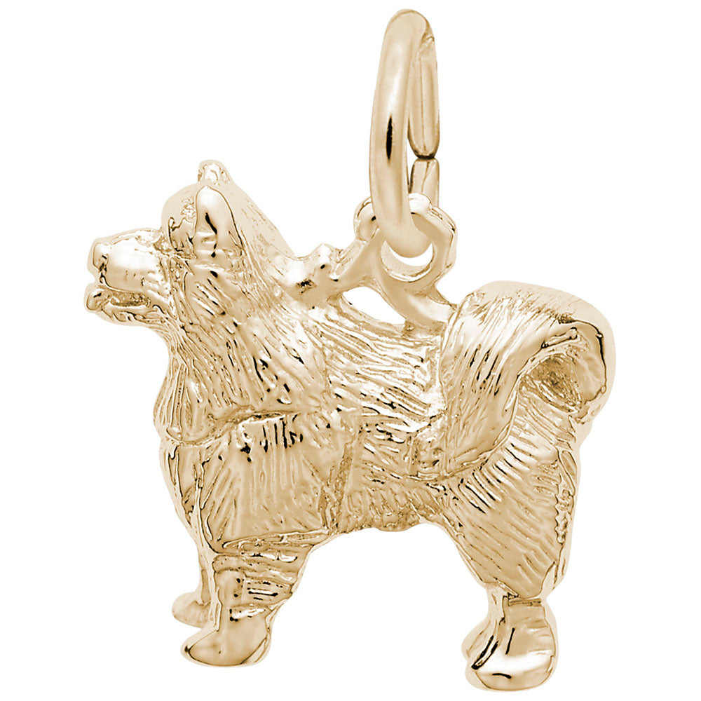 Adorable Samoyed Dog Charm - Perfect Gift for Pet Lovers 3306