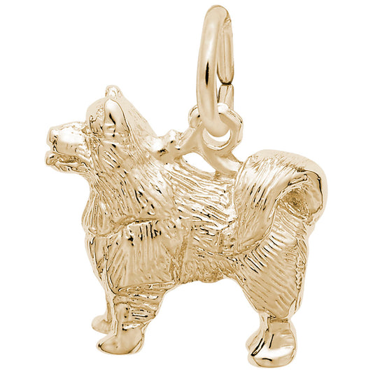 Adorable Samoyed Dog Charm - Perfect Gift for Pet Lovers 3306