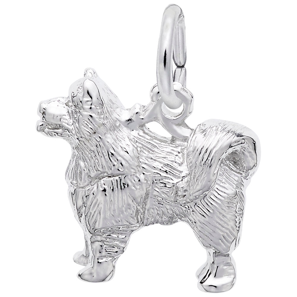 Adorable Samoyed Dog Charm - Perfect Gift for Pet Lovers 3306