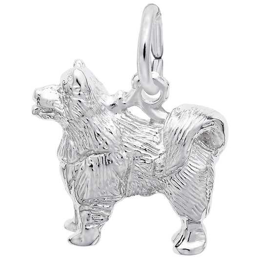 Adorable Samoyed Dog Charm - Perfect Gift for Pet Lovers 3306