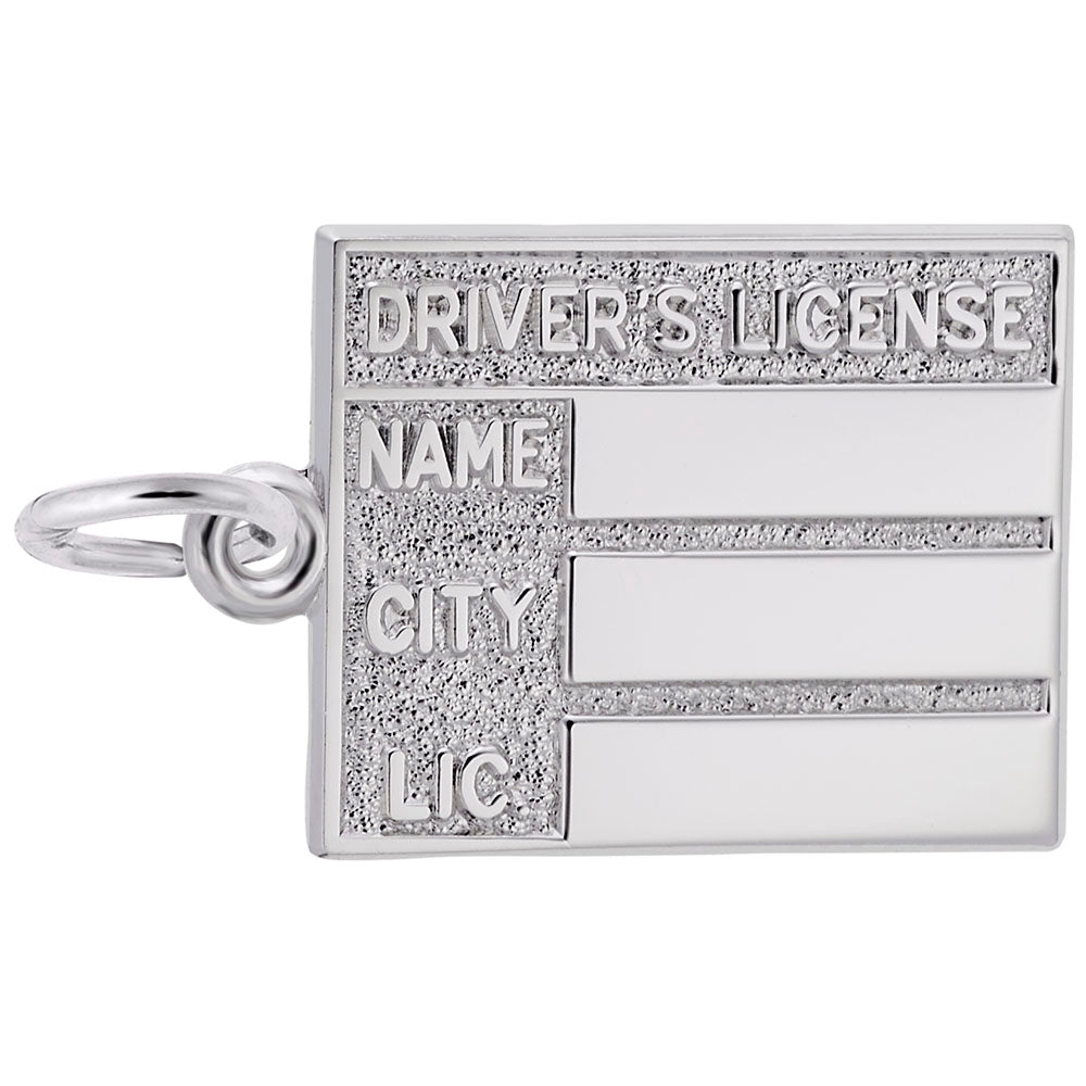 Personalized Driver's License Charm for Car Enthusiasts - Rembrandt 3307