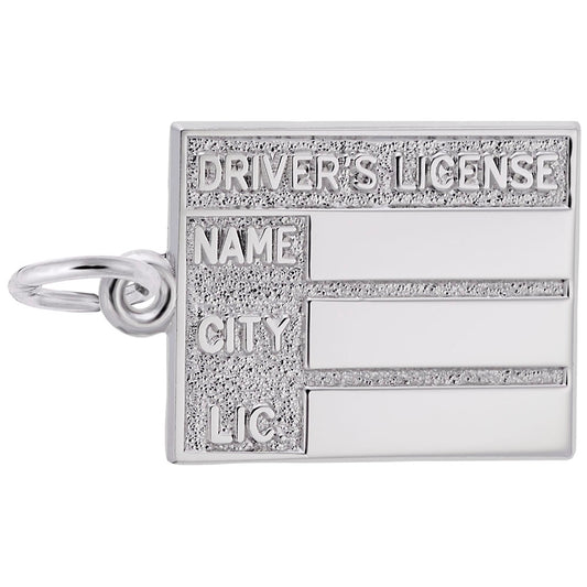 Personalized Driver's License Charm for Car Enthusiasts - Rembrandt 3307