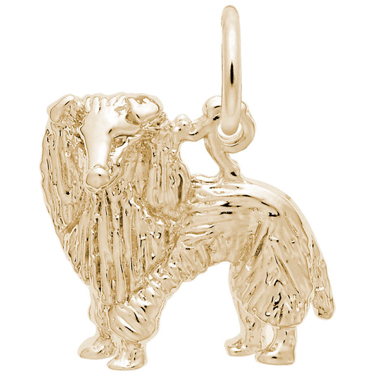 Sheltie Dog Charm - Adorable Pet Jewelry for Dog Lovers 3311