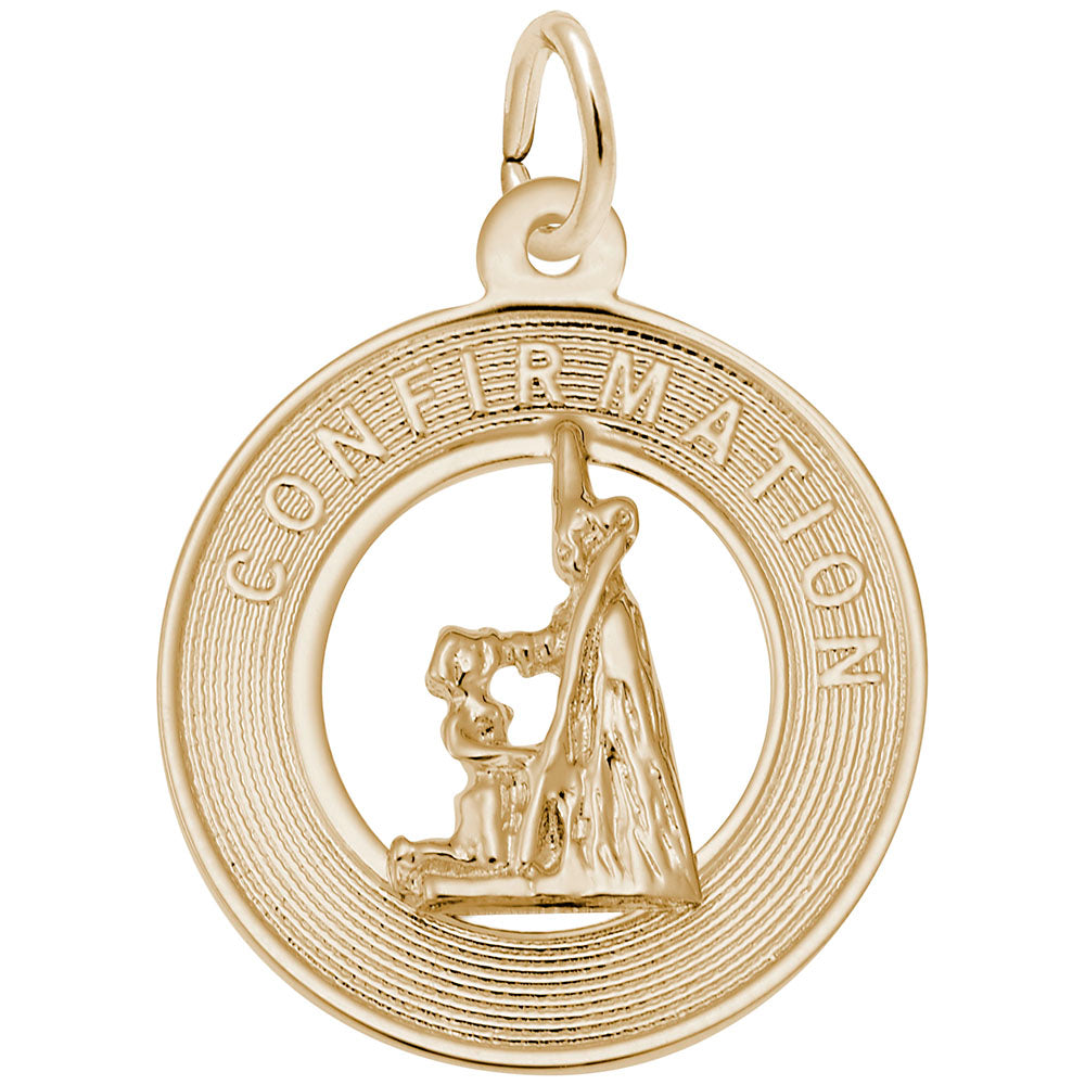Confirmation Open Disc Charm for Special Occasions - Rembrandt 3314