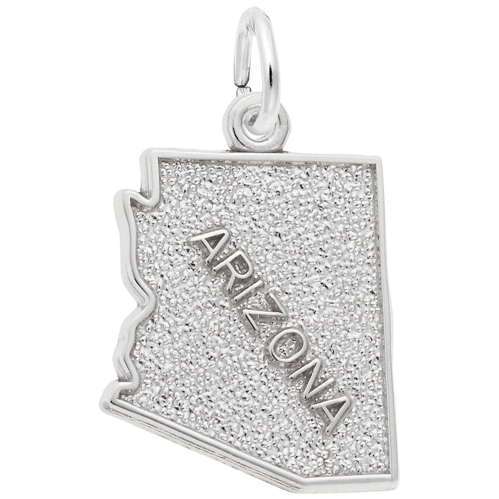Arizona Map Charm - Travel Souvenir Jewelry for Adventure Lovers 3329