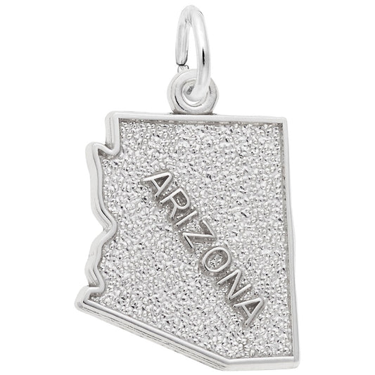 Arizona Map Charm - Travel Souvenir Jewelry for Adventure Lovers 3329