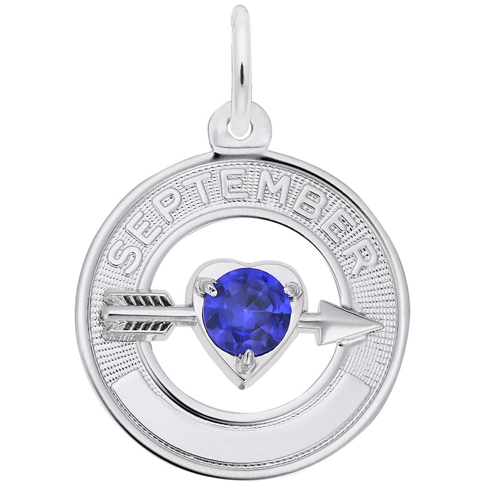 September Love Birthstone Charm for Baby - Family & Friendship 3339