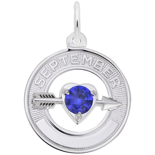 September Love Birthstone Charm for Baby - Family & Friendship 3339