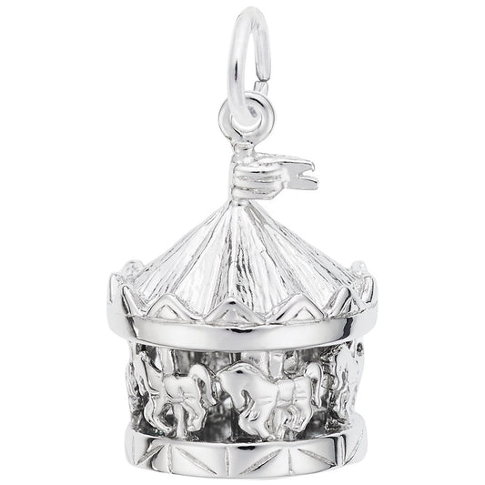 Whimsical Carousel Charm for Arts & Music Enthusiasts 3345