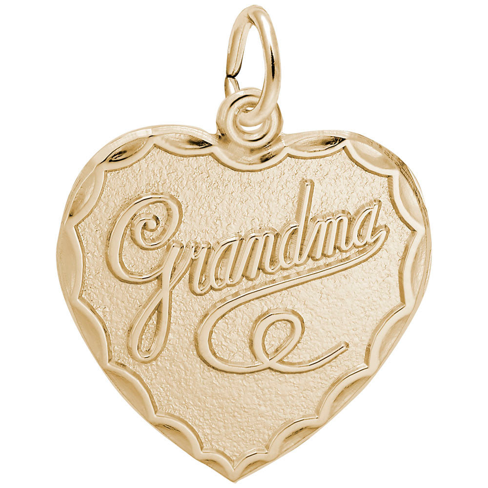 Heartfelt Grandma Charm - Perfect Gift for Grandparents' Love 3346
