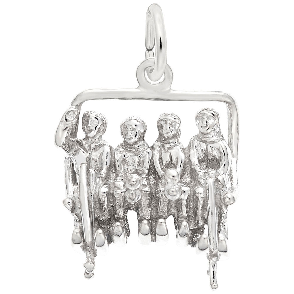Quadchair Ski Lift Charm - Perfect Gift for Skiing Enthusiasts 3347