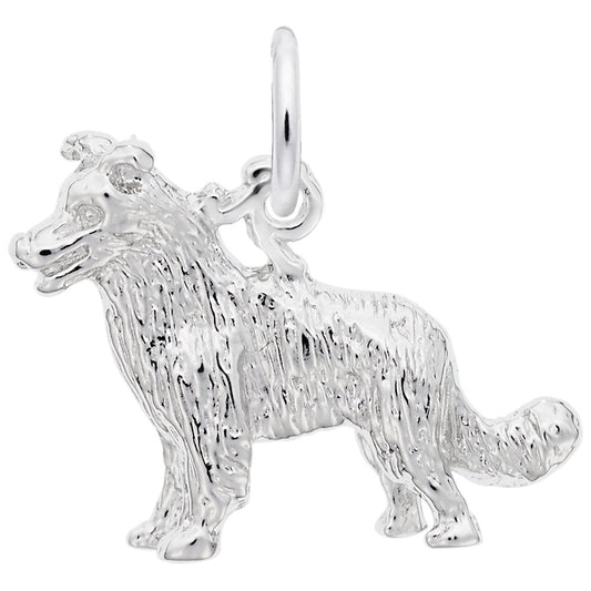 Border Collie Dog Charm - Unique Pet Jewelry for Dog Lovers 3348