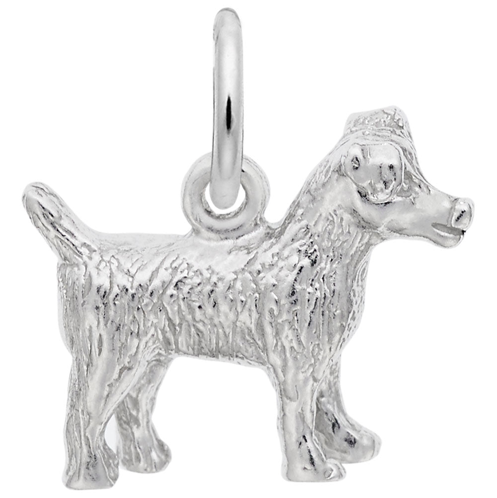 Jack Russell Terrier Dog Charm - Adorable Pet Jewelry Accessory 3351