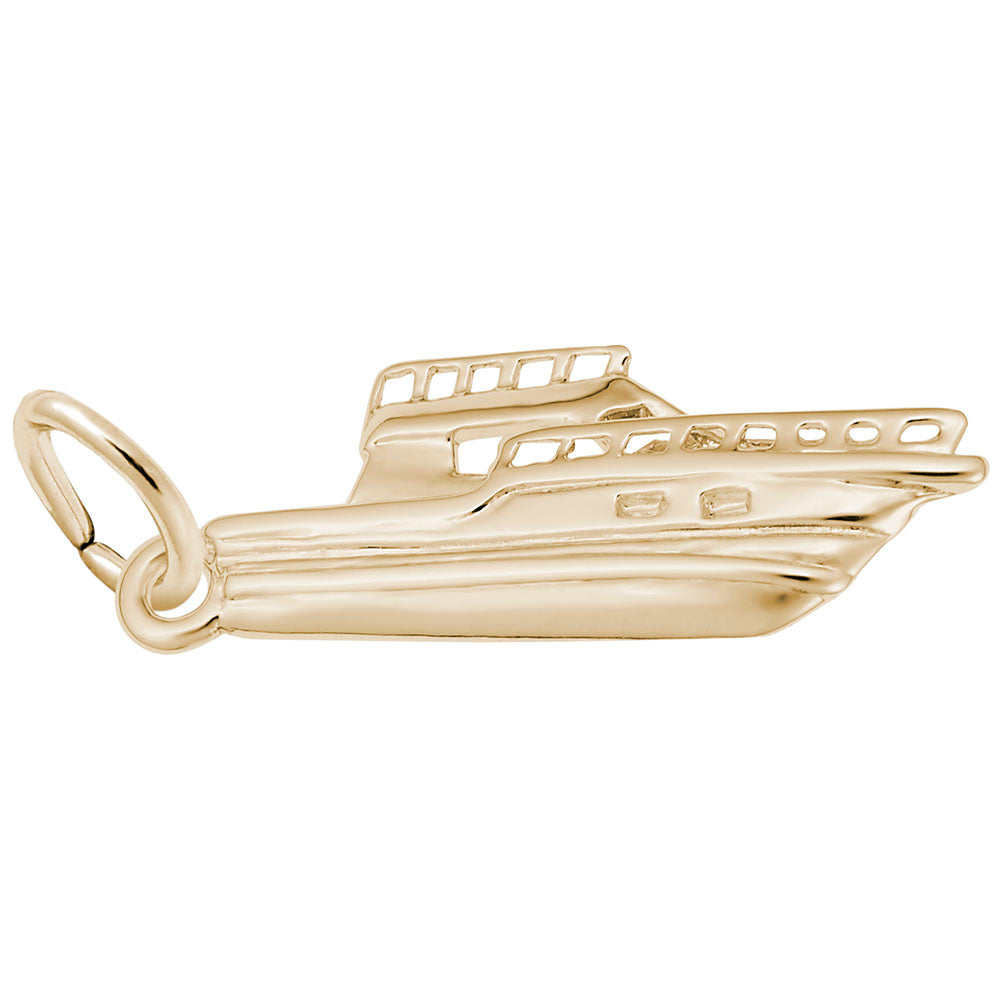 Fishing Boat Charm - Nautical Jewelry for Sea Lovers & Adventurers 3360