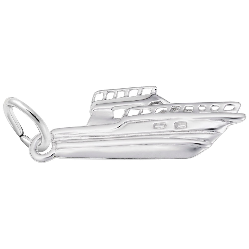 Fishing Boat Charm - Nautical Jewelry for Sea Lovers & Adventurers 3360