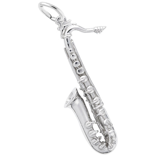 Tenor Saxophone Charm - Musical Jewelry for Music Lovers 3364