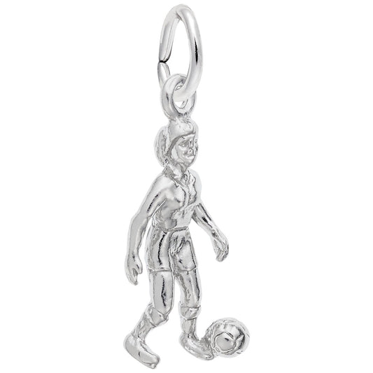 Female Soccer Player Charm - Perfect Gift for Sports Lovers 3372