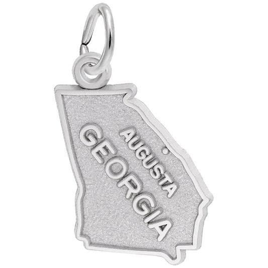 Augusta Georgia Map Charm - Travel Souvenir Jewelry Gift 3413