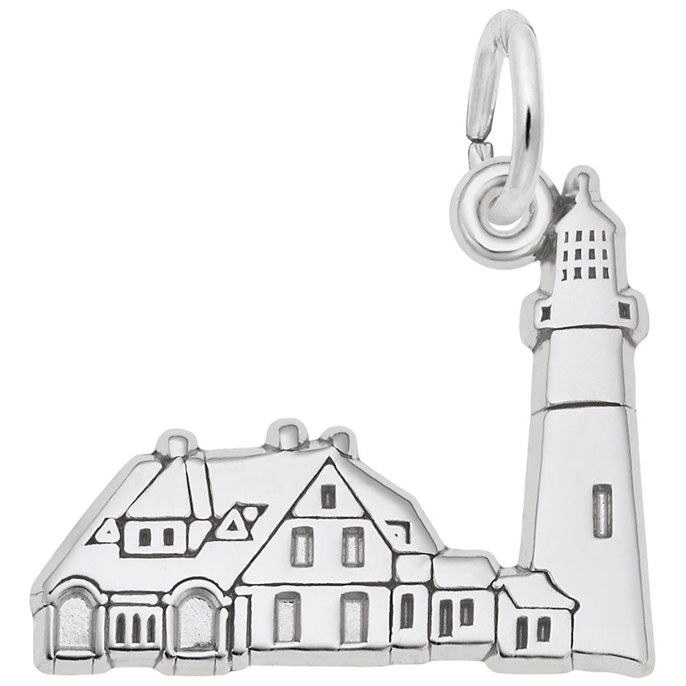 Portland Lighthouse Me Charm - Nautical Jewelry for Ocean Lovers 3427