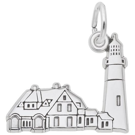 Portland Lighthouse Me Charm - Nautical Jewelry for Ocean Lovers 3427