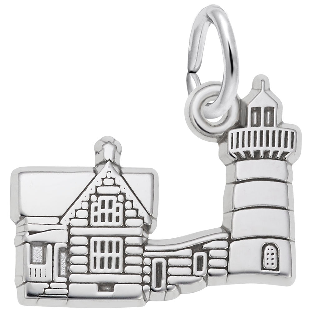 Charming Nubble Lighthouse Me Charm - Nautical Jewelry Delight 3428