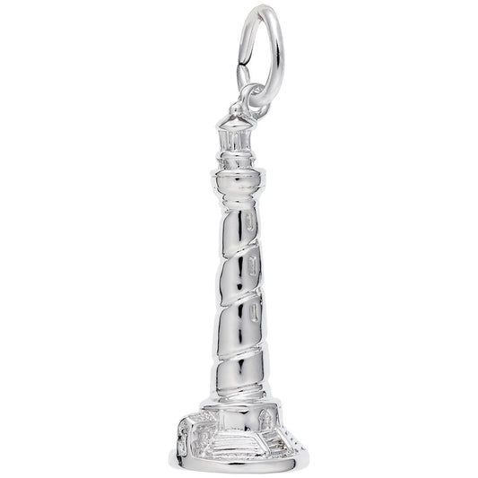Cape Hatteras Lighthouse Charm - Nautical Jewelry for Ocean Lovers 3430