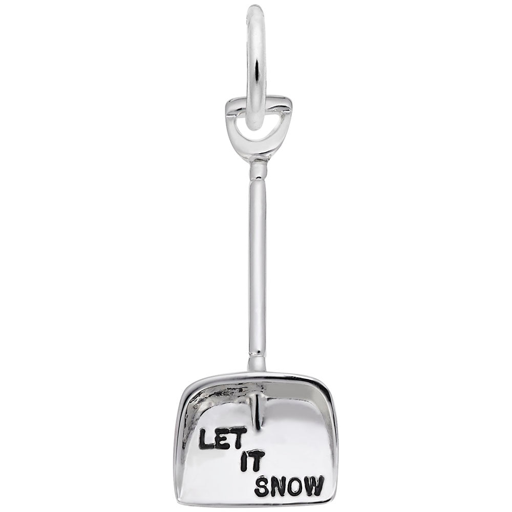 Let It Snow Shovel Charm - Winter-Themed Jewelry for All Occasions 3433