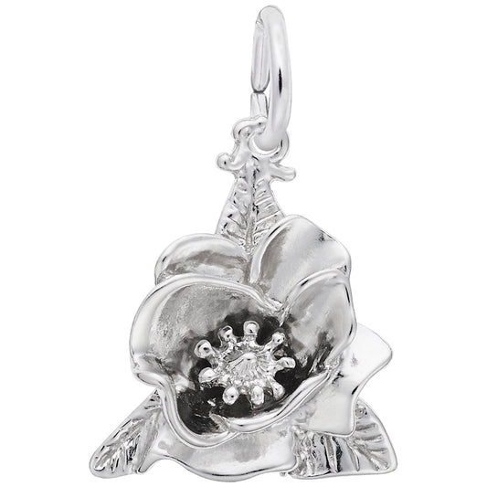 Mississippi Magnolia Flower Charm - Travel Souvenir Jewelry 3447