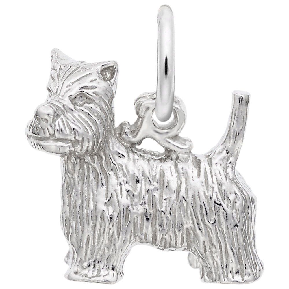 West Highland Terrier Dog Charm - Adorable Pet Jewelry Accessory 3450