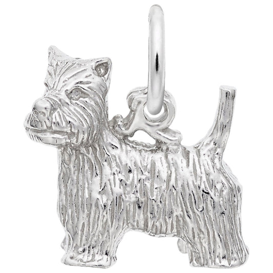 West Highland Terrier Dog Charm - Adorable Pet Jewelry Accessory 3450