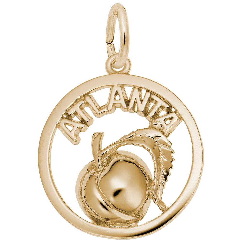 Atlanta Peach Charm - Travel Souvenir for Georgia Lovers 3465