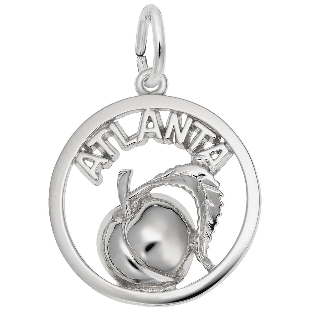 Atlanta Peach Charm - Travel Souvenir for Georgia Lovers 3465