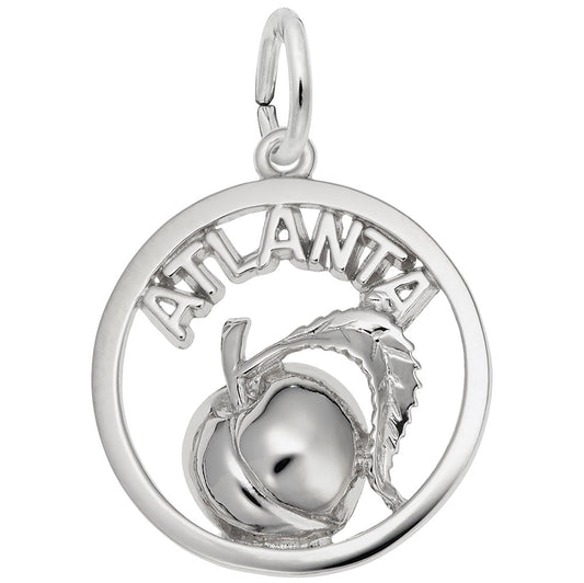 Atlanta Peach Charm - Travel Souvenir for Georgia Lovers 3465