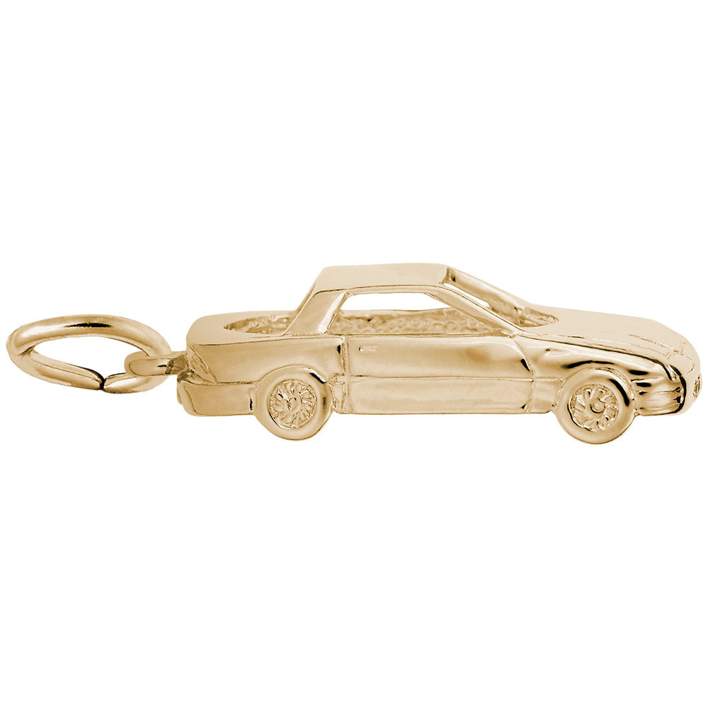 Mid-Engine Sports Car Charm - Unique Automotive Jewelry Gift 3467