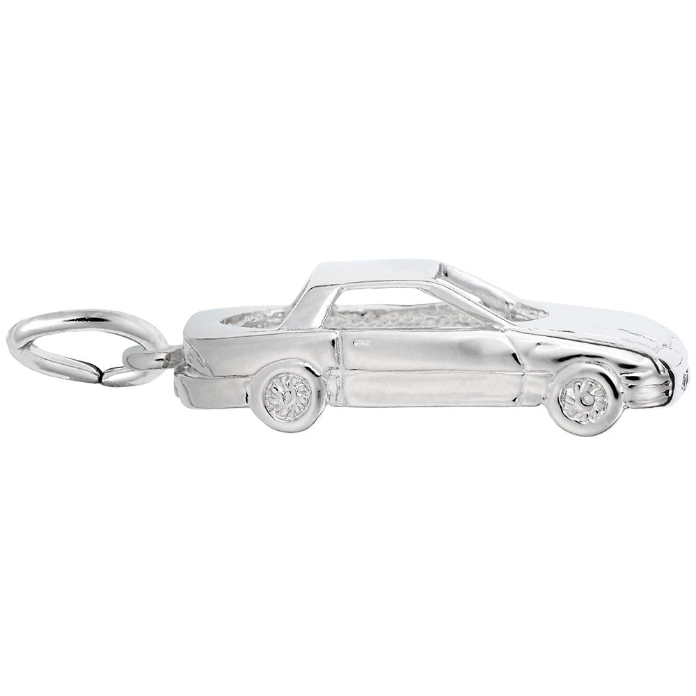 Mid-Engine Sports Car Charm - Unique Automotive Jewelry Gift 3467