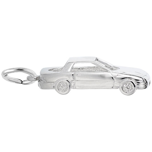 Mid-Engine Sports Car Charm - Unique Automotive Jewelry Gift 3467