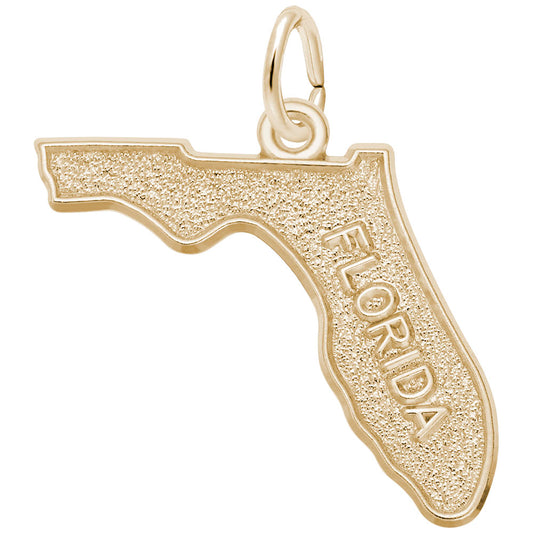 Florida Map Charm - Travel Souvenir Jewelry for Adventure Lovers 3475