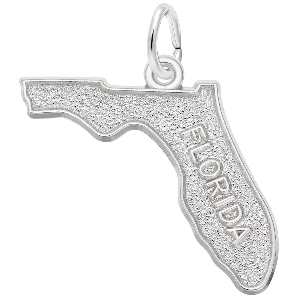 Florida Map Charm - Travel Souvenir Jewelry for Adventure Lovers 3475