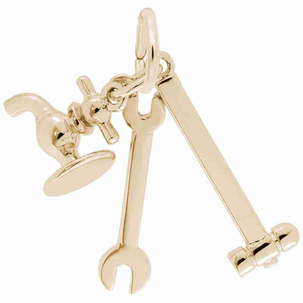 New Plumber Tools Charm - Perfect Gift for Plumbing Enthusiasts 3478