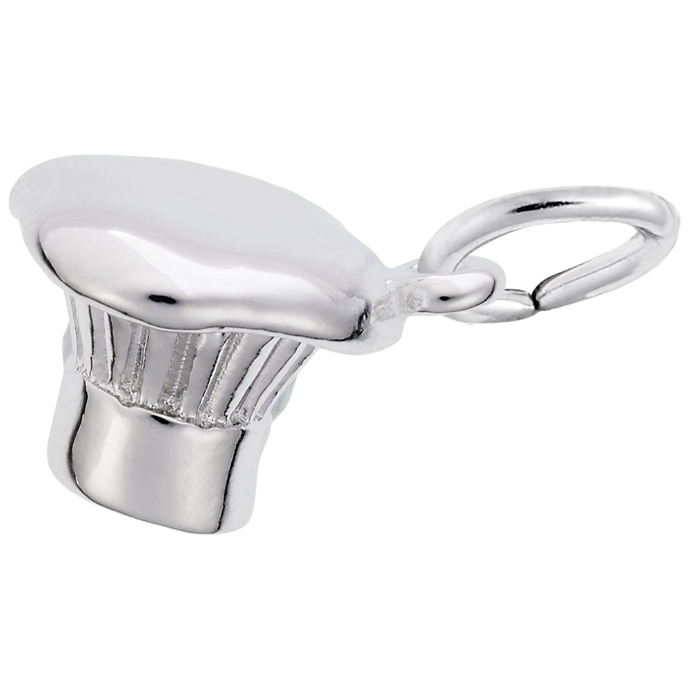 Chef Hat Charm for Cooking Enthusiasts - Food & Beverage Jewelry 3483
