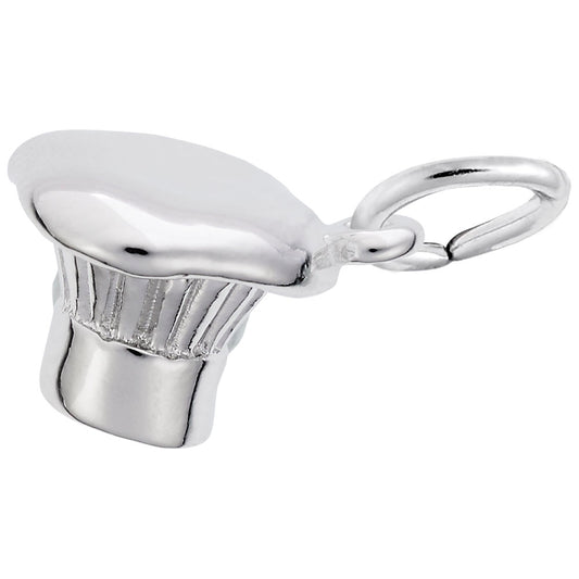 Chef Hat Charm for Cooking Enthusiasts - Food & Beverage Jewelry 3483
