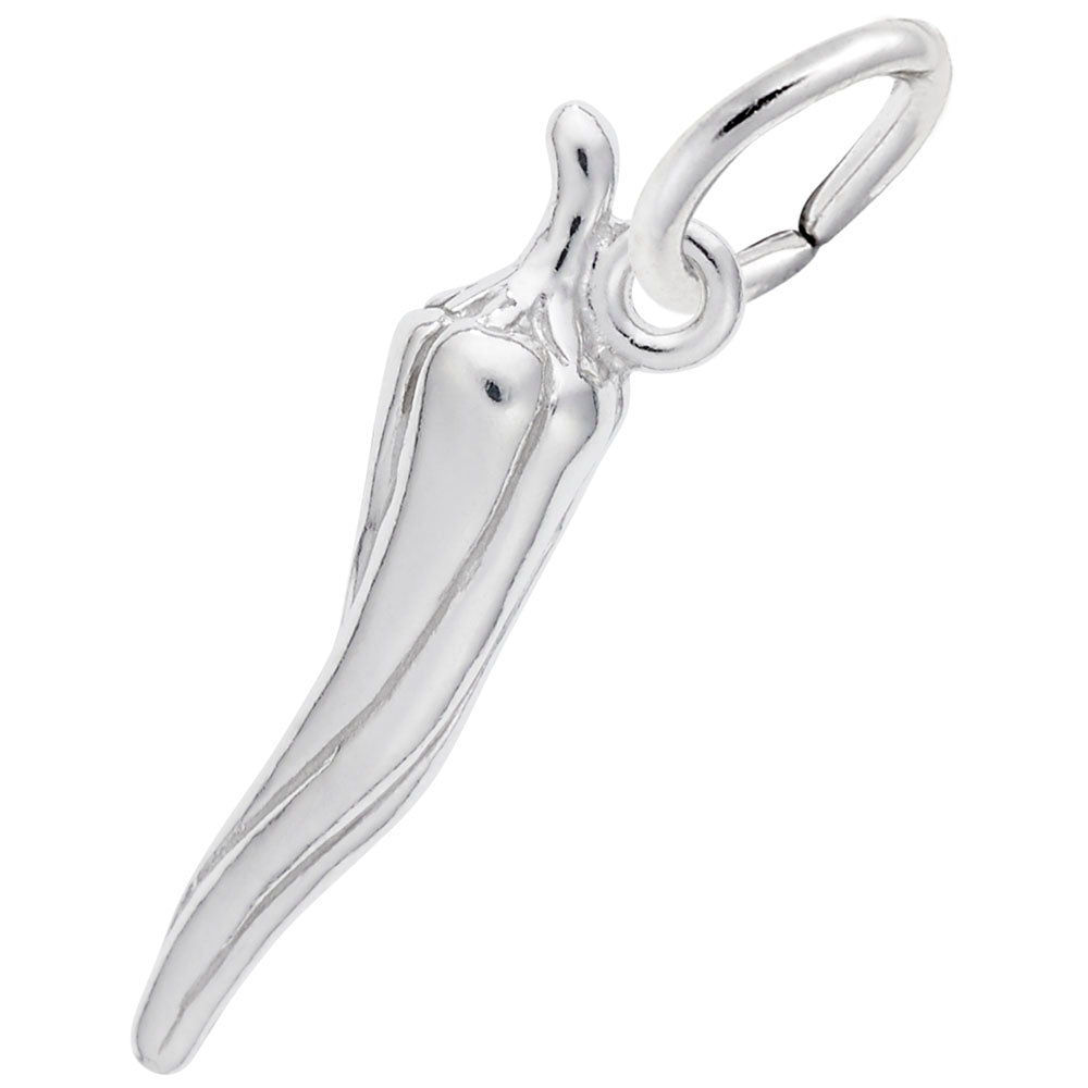 Chili Pepper Charm - Vibrant Vegetable Jewelry for Food Lovers 3488