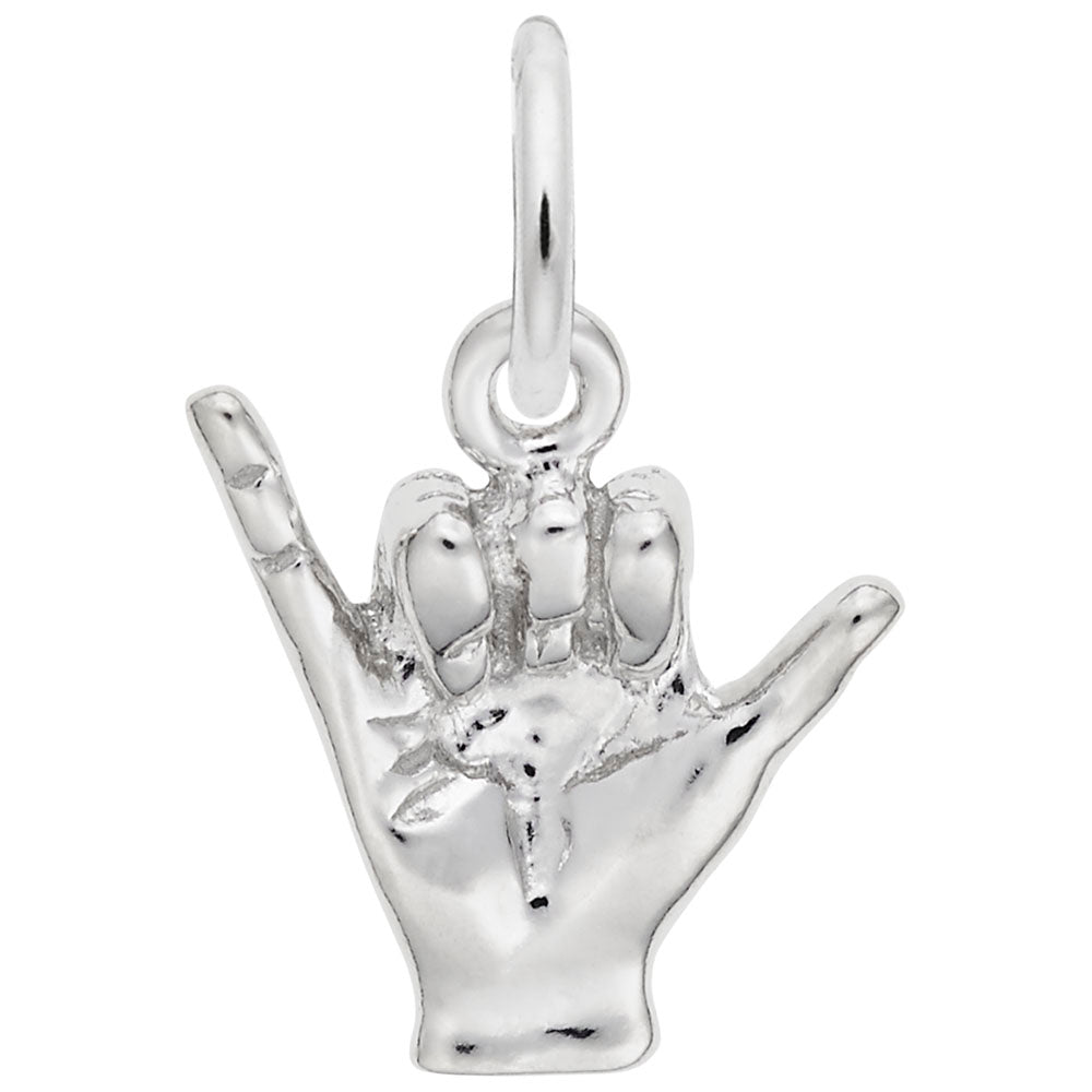 Hang Loose Hand Charm - Hawaiian Travel Jewelry for Adventure 3503
