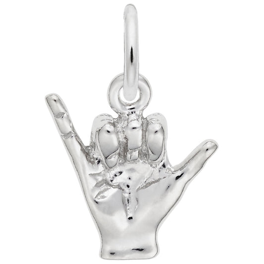 Hang Loose Hand Charm - Hawaiian Travel Jewelry for Adventure 3503