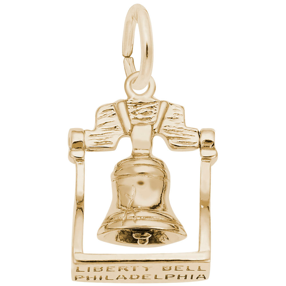 Liberty Bell Charm - Historical Travel Jewelry for Collectors 3504