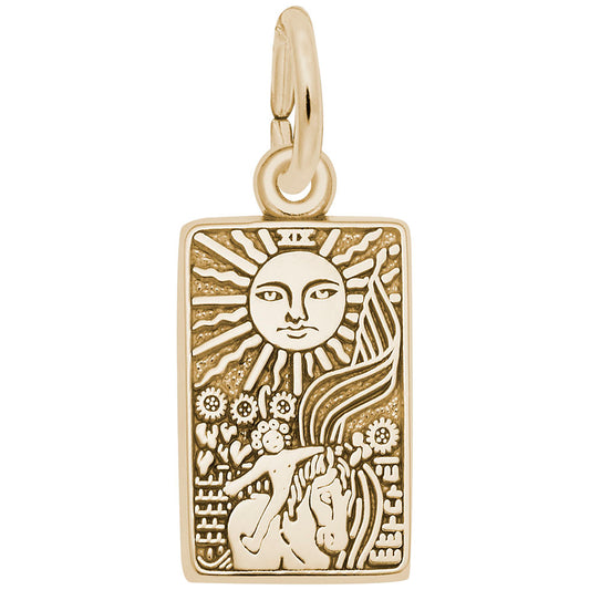 Tarot Card Charm - Unique Jewelry for Mystical Enthusiasts 3507