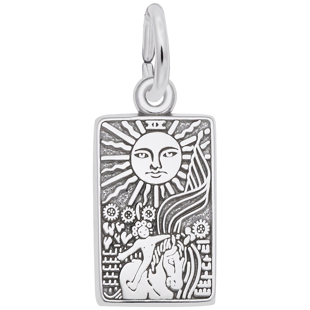 Tarot Card Charm - Unique Jewelry for Mystical Enthusiasts 3507