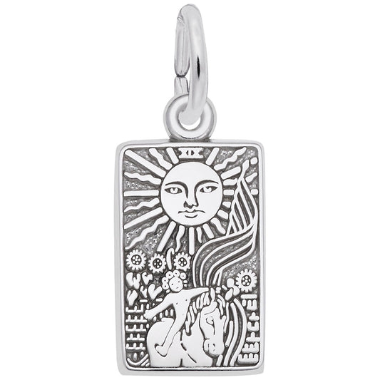 Tarot Card Charm - Unique Jewelry for Mystical Enthusiasts 3507